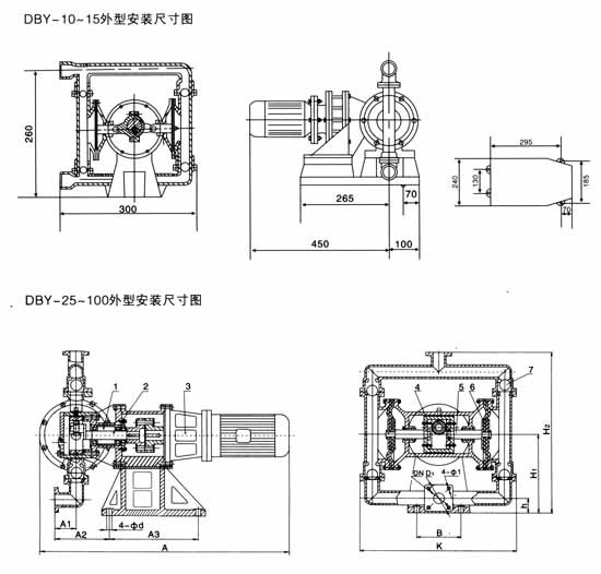 DBY电动隔膜泵